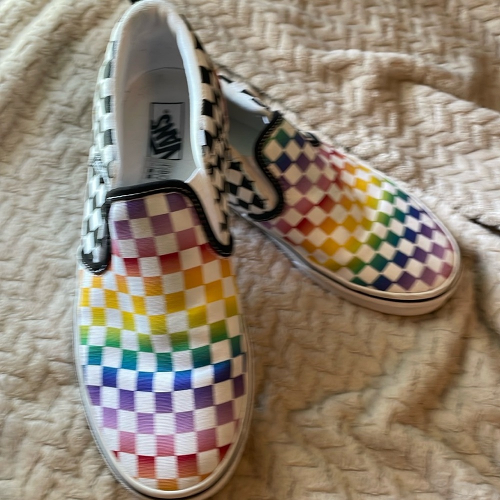 Vans Size 7.5 Rainbow